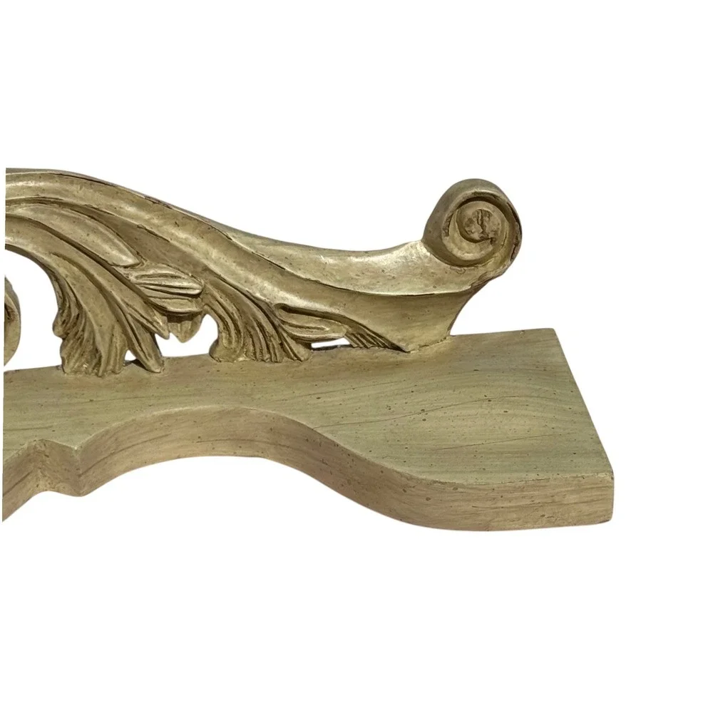 Vintage Shenandoah Designs Keeper Shelf Pediment Wall Hanging Ornate Carved Wood